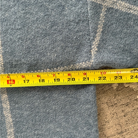 NWT Vici M Blue Sweater Balloon Sleeve Window Payne Knit Pullover never worn - Picture 9 of 11